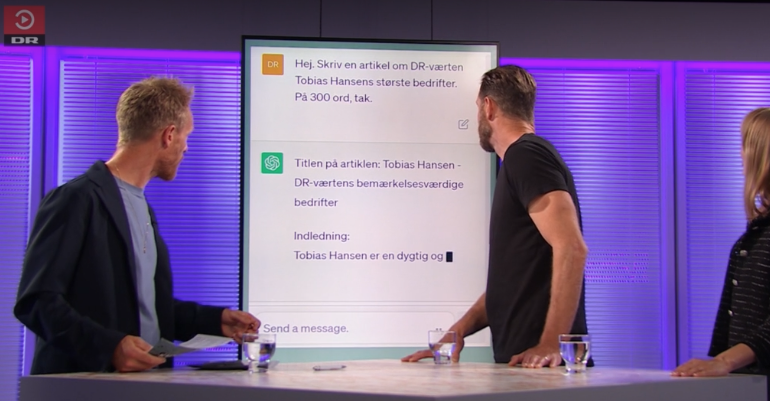 “Kunstig intelligens: Hvad er fake?”, https://www.dr.dk/drtv/se/kunstig-intelligens_-hvad-er-fake_392558